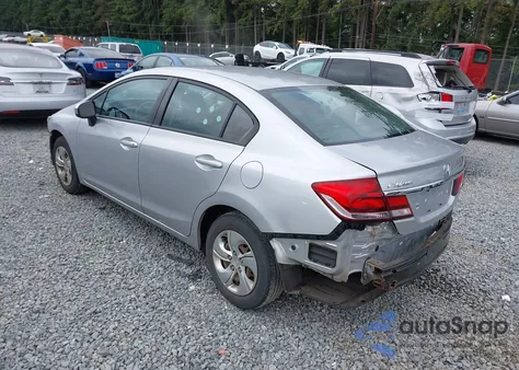 2015 Honda Civic Lx z USA, uszkodzony, nr VIN 19XFB2F52FE227385